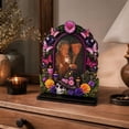 thumbnail image 5 of Dia De Los Muertos Altar Wooden Picture Frames,Day of The Dead Decorations Colorful Butterfly Sugar Skull Frame for Indoor Ofrenda Altar Table Remembrance Display Style C, 5 of 6