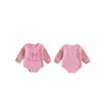 thumbnail image 2 of My First Valentines Day Outfit Baby Girl Boy Sweatshirt Bubble Romper Heart Sweater One Piece Bodysuit Spring Clothes, 2 of 9