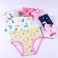 thumbnail image 4 of 6 pieces The four seasons Little Girls' Soft Cotton Underwear Toddler Undies Kids panties, 4 of 6