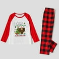 thumbnail image 4 of Bigfoot Christmas Pajamas – Red Plaid Family Matching Set with Dog, Size NB to 6XL with Pet Outfit, 4 of 7