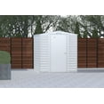 thumbnail image 1 of Arrow Select Steel Storage Shed, 6x7, Gris pâle, 1 of 8