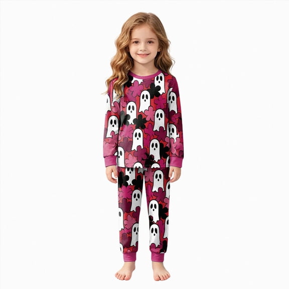 Gerichy Little Boys Girls Pajamas for Toddler Clothes Set Halloween Sleepwear Long Sleeve Cotton 2 Piece Kids Pjs 2T-9T
