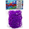 Official Rainbow Loom 300 Ct. Rubber Band Refill Pack NEON PURPLE [Includes 12 C-Clips!] By Official Twistz Bandz Rainbow Loom Rubber Bands