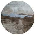 thumbnail image 2 of Addison Rugs Chantille Indoor/Outdoor Transitional Modern Chocolate Washable Round Rug, 8' x 8', 2 of 6