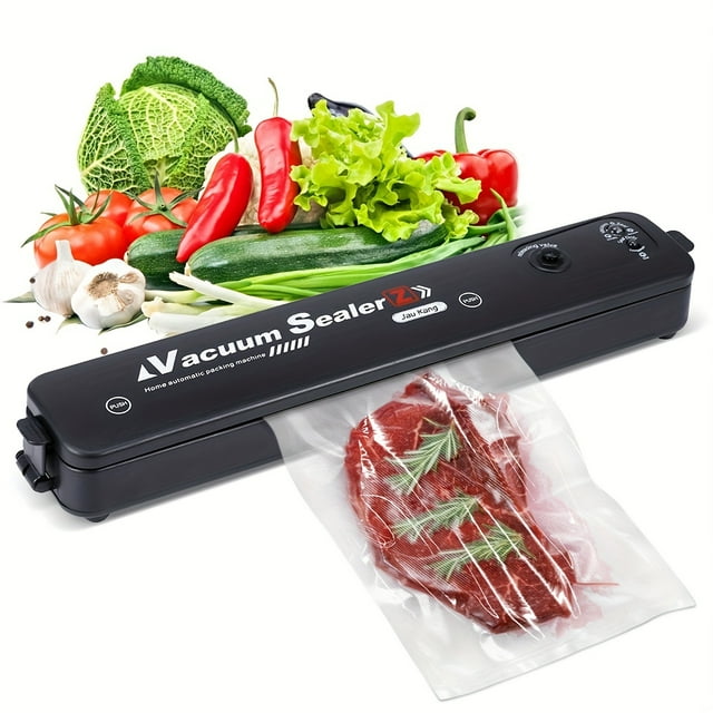 1pc Vacuum Sealer For Food Saving - Food Vacuum Sealer Automatic Air Sealing System For Food Storage Dry
