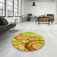 thumbnail image 4 of Ahgly Company Machine Washable Indoor Rectangle Transitional Banana Yellow Area Rugs, 8' x 12', 4 of 7
