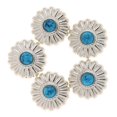 thumbnail image 1 of 5x Leathercraft Blue Jeans Snap Studs Botones Snap Fasteners DIY Crafts Hugo Botones, 1 of 10