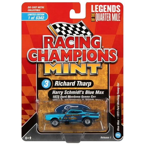 Racing Champions Mint Rc014 Sr 1 1973 Ford Mustang Funny Car Blue Max