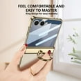 thumbnail image 3 of Ultra-thin Transparent Plated Frame with Clasp Glass Protective Film Case, 3 of 7