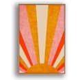 thumbnail image 2 of IDEA4WALL Framed Canvas Prints Wall Art Textured Abstract Orange, Pink & Red Sun Boho Room Decor Canvas Prints for Home Decoration Ready to Hang - 24x36 inches, 2 of 3