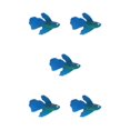 thumbnail image 2 of Thinsony Beautifully Crafted Luminous Artificial Simulation Goldfish For Aquariums Tan blue 5Set, 2 of 6
