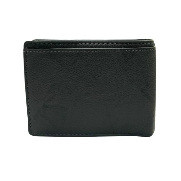 Genuine Leather Wallet | Men's Bi-Fold Wallet | Cash Holder | Handcrafted Minimalist wallet | RFID Wallet | Slim Leather Wallet Black Color