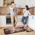 thumbnail image 6 of SKYSONIC Cute Dog Toybear Kitchen Rugs 2 Pieces, Fall Leaves Floor Mat Room Area Rug Washable Carpet Perfect for Living Room Bedroom Entryway, 6 of 7