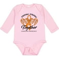thumbnail image 3 of Inktastic Leukemia Awareness Staying Strong Together and Orange Ribbon Boys or Girls Long Sleeve Baby Bodysuit, 3 of 5