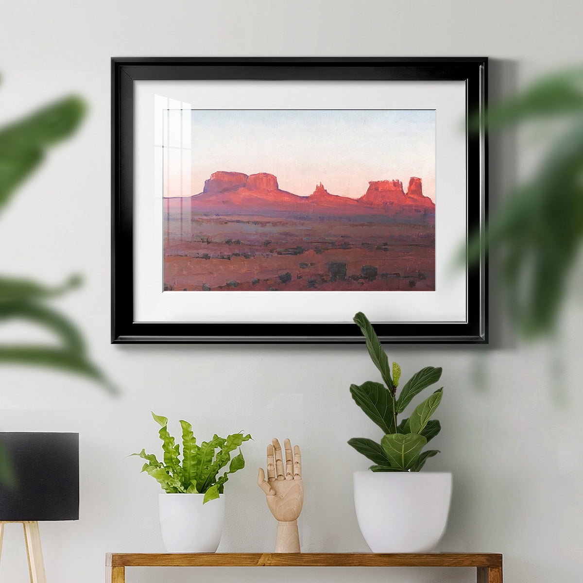 Red Rocks at Dusk II Premium Framed Print - Ready to Hang