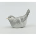 thumbnail image 4 of Ceramic Gray Bird Figurine 3.25in Home Decor Gift for Birdwatcher Mom, 4 of 5