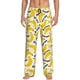 thumbnail image 1 of Balery Banana Fruit Pantalones de pijama para hombre, pijama ultraligero, pantalón de descanso-Large, 1 of 6