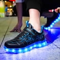 thumbnail image 6 of YUNICUS Spide Upper Kids LED Flashing Sneakers Lights Up Shoes for Boys Girls, 6 of 7