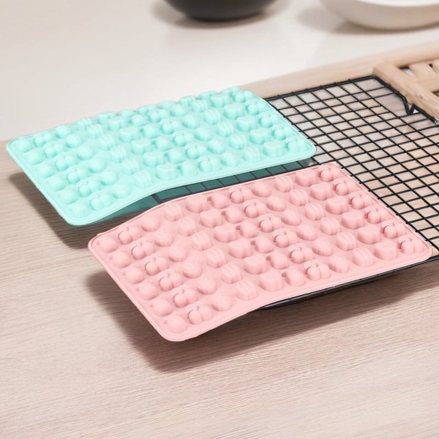 Molde de silicona para pasteles, molde para dulces, molde para chocolate, molde para hornear hielo, molde para azúcar QQ
