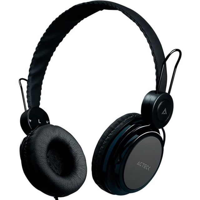 Diadema Acteck AF-540 C-Microfono Crystal Negro