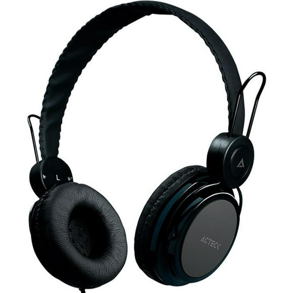 Diadema Acteck AF-540 C-Microfono Crystal Negro