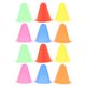 thumbnail image 2 of 12 Uds. De conos de agilidad de plástico para niños, Mini conos de seguridad para el tráfico, conos de agilidad para construcción para ejercicios de fiesta, baloncesto y fútbol, 2 of 6