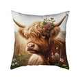 thumbnail image 2 of LSLJS Pillow Covers Cow Printed Soft Pillow Covers 18x18 Decorative Square Throw Pillow Covers Throw Pillow Covers for Sofa Home Bedroom Living Room, 2 of 6