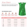 thumbnail image 3 of Fotbe Shiny round green sequins Vestido de Dormir para Niñas de 3 a 10 Años, Mangas Cortas, Estilo Princesa, Pijama Camisón con Mangas Voladas-Small, 3 of 6