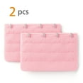 thumbnail image 2 of INSPIRE CHIC Women's 3 Rows 4 Hooks Bra Extenders Straps Extension Pink 3 Rows 4 Hooks 2 Pcs, 2 of 5