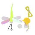 thumbnail image 4 of Door Hanging Cat Toy, Cat Hanging Toy Relieve Boredom Bell  For Cat Tease Cat Rope And Yellow Small Eye Sequined Dragonfly, 4 of 8