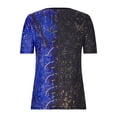thumbnail image 3 of Birdeem Womens Summer Casual Comfortable Print Sexy Pattern Round Neck Short Sleeve, 3 of 6