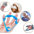 thumbnail image 2 of Hand Exerciser, Silicone Hand Exerciser, Finger Stretcher Trainer for Strength Trainer and Hand Grip Enhancer, Hand Resistance Bands 3 Pack, 2 of 4