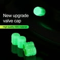 thumbnail image 6 of Happy Date Universal Luminous Tire Valve Cap Plastic ABS Dustproof Decorative Tires Accessories Tire Stem Covers Application Car Motorcycle Bicycle, 6 of 9