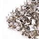 thumbnail image 4 of 100 PCS 9MM Brass Copper Square Rivets Apparel Shoes Bag Accessories for Leather DecorationSilver, 4 of 4