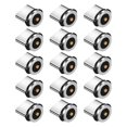 thumbnail image 1 of 15 piezas de cable de carga magnético, punta de cargador para conector magnético tipo C, accesorios de carga giratorios, 1 of 6