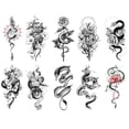 thumbnail image 1 of Tatuajes en El Hombro Falsos 10 Piezas Suministro Fiesta Hombres Mujeres para La, 1 of 9