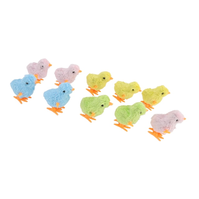 Juguete de Pollito Mecánnico, Novedad Rellena Colorida Up Salto de Pollo Solidez Linda Diversión para Gatitos para Niños Pequeños