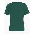 thumbnail image 3 of Women's Lightweight and Soft T-Shirt Curved Hem Crew Neck Smooth Trendy Sleep Lounge Pajama Tops, 3 of 5
