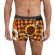 thumbnail image 1 of Balery Sunflower Gnomes and Bees Calzoncillos bóxer para hombre, ropa interior de algodón suave y transpirable con cinturilla de nailon-X-Large, 1 of 5