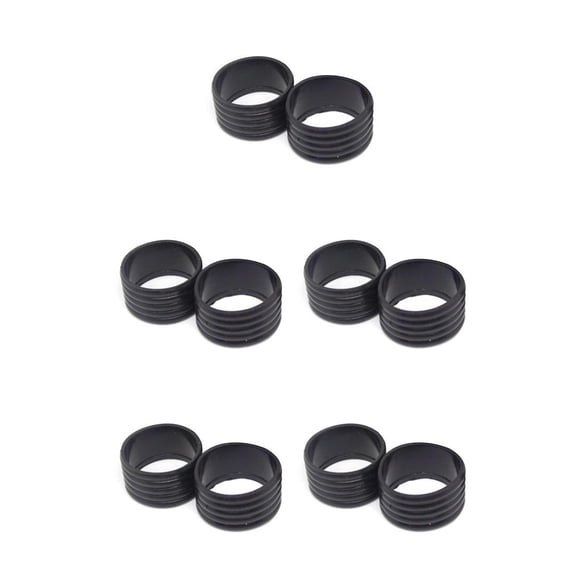 Soidarity 2 piezas de anillo de agarre de raqueta, Kit de fijación de sobregrip de bate de bádminton, soporte de cinta de agarre, Protector, Type2 NO2