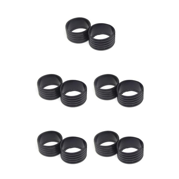 Soidarity 2 piezas de anillo de agarre de raqueta, Kit de fijación de sobregrip de bate de bádminton, soporte de cinta de agarre, Protector, Type2 NO2