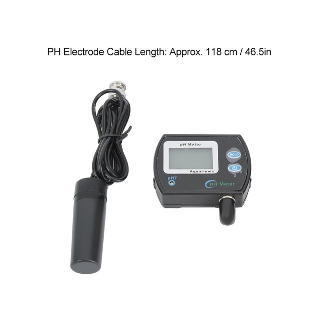 Probador de PH ANGGREK 100-240V Con Enchufe europeo medidor de PH ABS Hidroponía Acuario