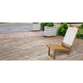 thumbnail image 5 of Brown And Brown and White Solid Wood Deck Chair, 5 of 5