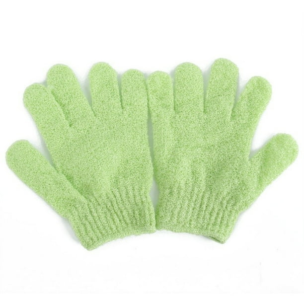 OUNONA Bath Gloves Scrub Exfoliating Shower Mitt Body Gloves Loofahs