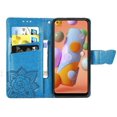 thumbnail image 4 of Compatible with Google Pixel 4A 5G Case Glitter Leather Flip Wallet Diamond Butterfly Shockproof Case with Card Holder Stand Case for Google Pixel 4A 5G / Pixel 5XL Crystal Blue, 4 of 14