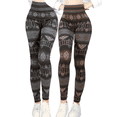 thumbnail image 1 of SET DE 2 LEGGINGS DE MUJER MAYONES DE DAMA DEPORTIVAS LIC-0159 DOS COLORES MALLONES STRETCH, 1 of 5