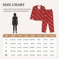 thumbnail image 4 of Picia Bulldog Red Pattern Women’s Long-Sleeve Sleepwear Set - Soft 2-Piece Loungewear with Pockets, Comfy PJs for Relaxing Nights-Medium, 4 of 7