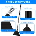 thumbnail image 4 of Flat Snow Shovel 53.3/67.5inch Multifunctional Ice Scraper Shovel Garden Cleaning Shovel Adjustable Weed Removal Scraper Flat Spade Tool Garden Scraper Shovel for Sidewalk Driveway, 4 of 9