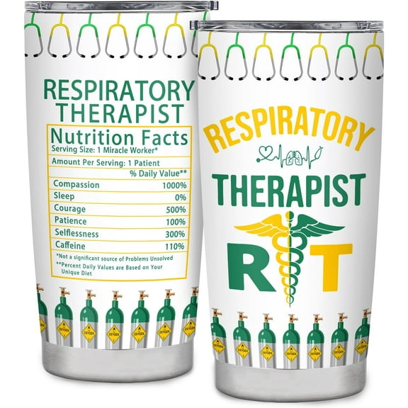 Respiratory Therapist Gifts Tumbler,RT Week Gifts,Therapist Gifts,Gifts for Rt On Respiratory Care Week,Birthday Christmas Appreciation Thank You Gifts for Respiratory Therapist Coffee Tumbler 20oz