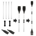 thumbnail image 1 of Kayak Paddle 203cm/80in Alloy Shaft Kayaking Boating Oar 2 Paddle, 1 of 10